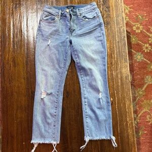 J. Crew Light Blue Distressed Ankle Jeans NEW WITHOUT TAGS